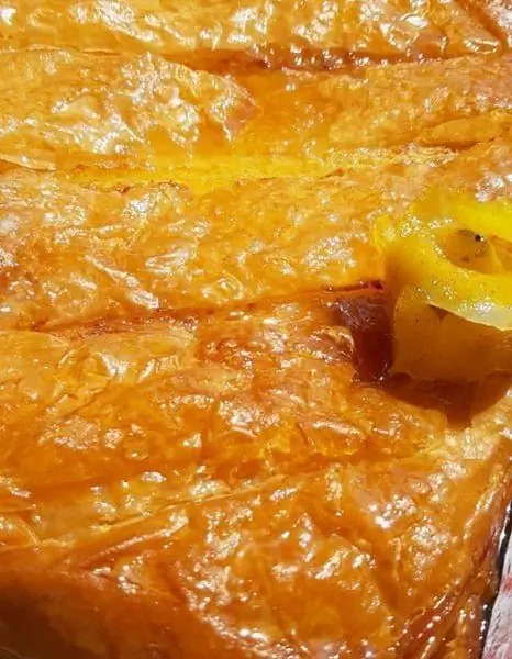 Хрустящий галактобурек с маслянисто-лимонным ароматом, который тает