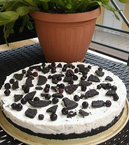 Вкусный торт с печеньем Oreo