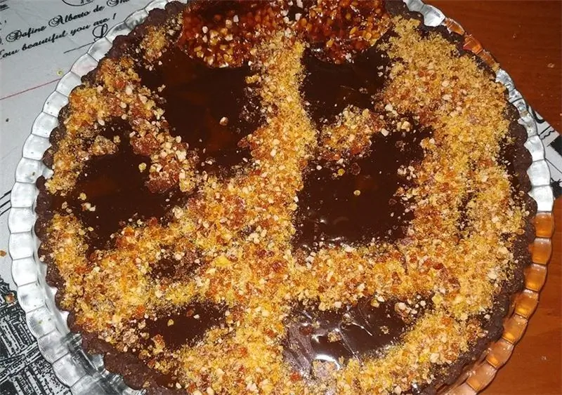 Полный шок! Тарт с шоколадным тестом и начинкой