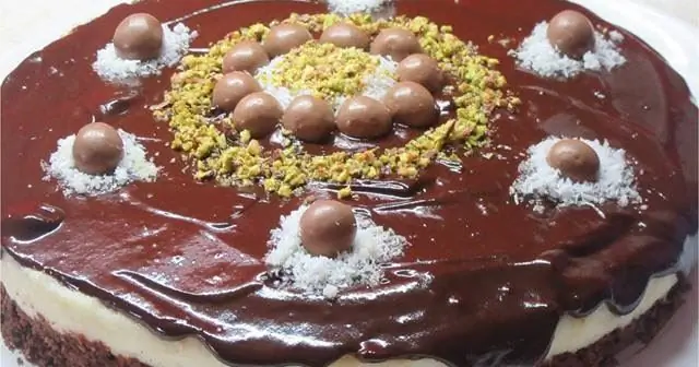 Классный десерт с шоколадом и кокосом