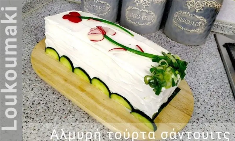 Пикантный сэндвич-торт фантастический