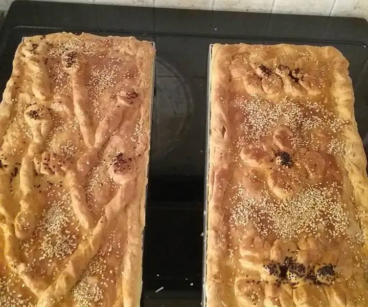 Вкусный мясной пирог
