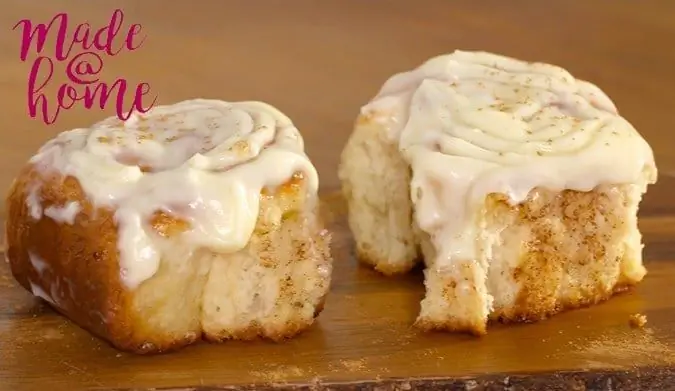 Вкуснейшие булочки с корицей в мастичной глазури от Дины Николау