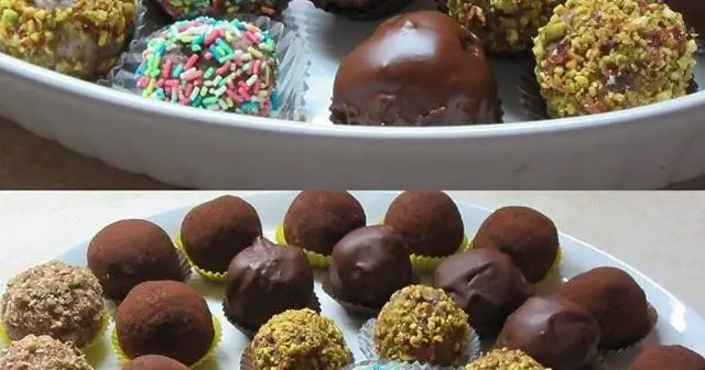 Замечательные домашние трюфели с шоколадом и кокосом