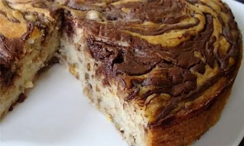 Один из самых вкусных бананово-шоколадных тортов