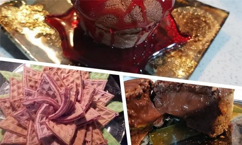 Восхитительное озорство: суфле с большим количеством шоколада и вкусные вафли чистой вкуснятины