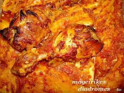 Особое фракийское блюдо: Акатмадес – Лалангиты с курицей