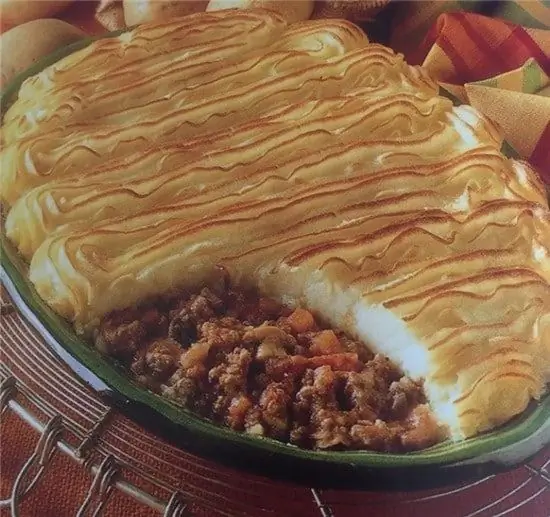Хрустящий лаваш без фольги с начинкой из мясного фарша, который отлично сочетается с картофелем
