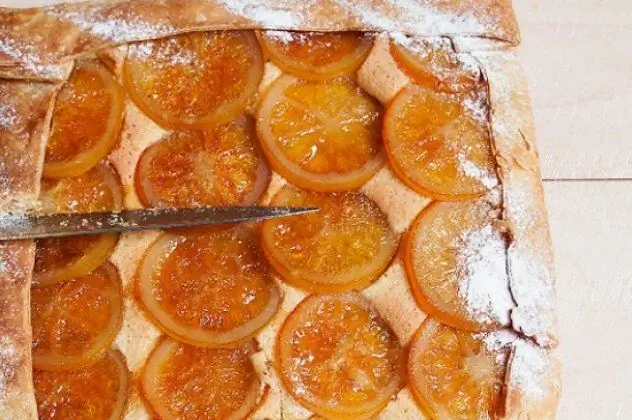 Вкусный и крутой апельсиновый тарт с тестом куру от Parliaros