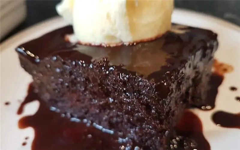 Шоколадный взрыв наслаждения.. Шоколадный пирог с сиропом Pure Dream