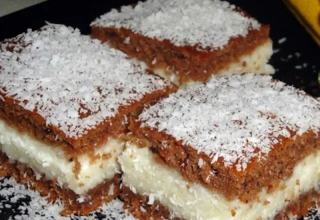 Прекрасная сладость с кокосом! Это круто, сочно, быстро и вкусно и это впечатляет
