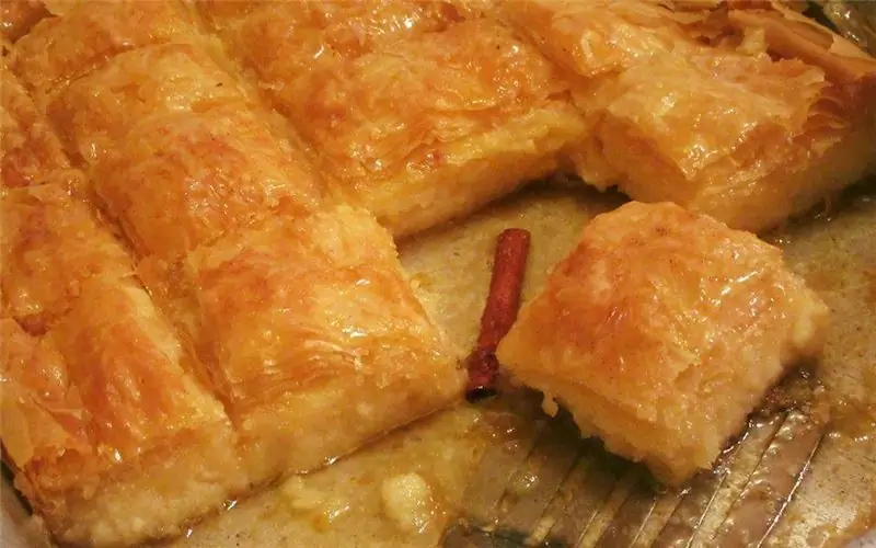 Молочный пирог с прекрасного Самоса, самый вкусный