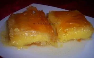 Молочный пирог с насыщенной сладостью и хрустящим листом