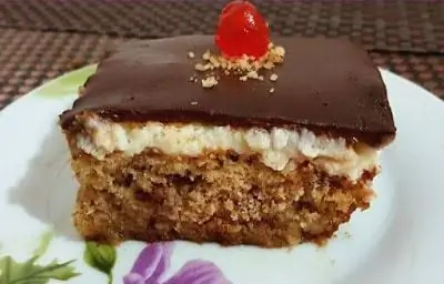 Сочный ореховый пирог, насыщенный шоколад, такой сладкий, каким и должен быть