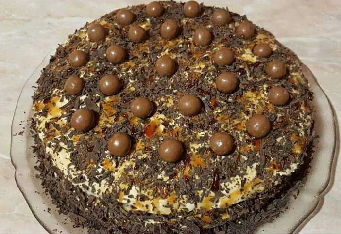 Карамельный торт