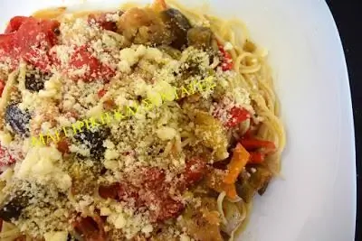 макароны с овощами макароны с овощами