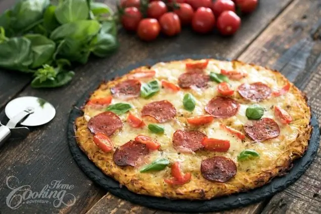 Пицца с картофельной корочкой, просто невероятно