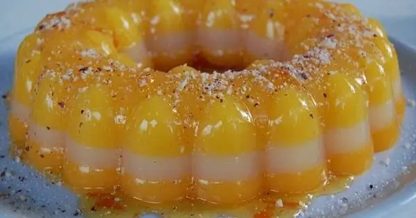 Очень легкий десерт с фруктовыми соками, который вас впечатлит