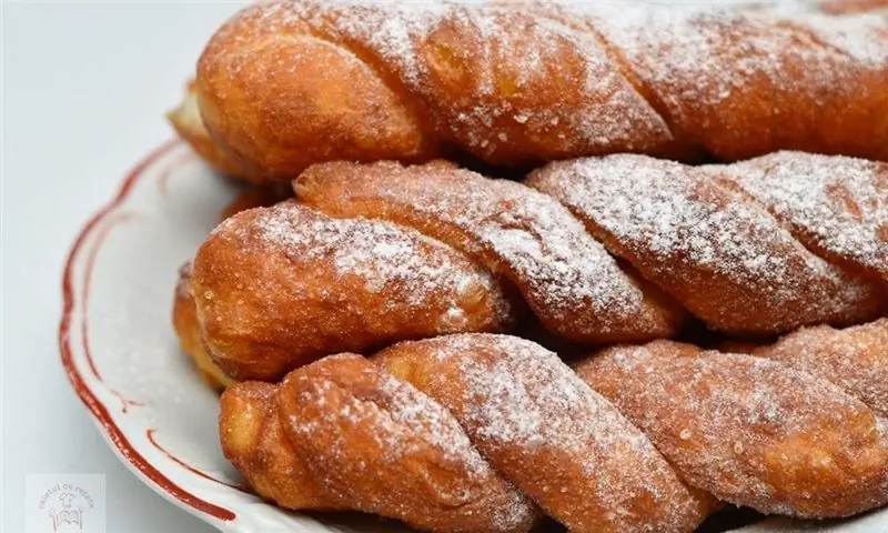 Вкусные витые пончики для идеального перекуса