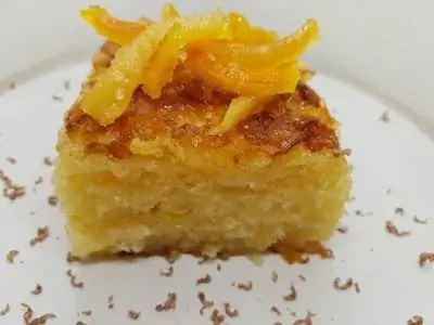 Легкий и сочный апельсиновый пирог