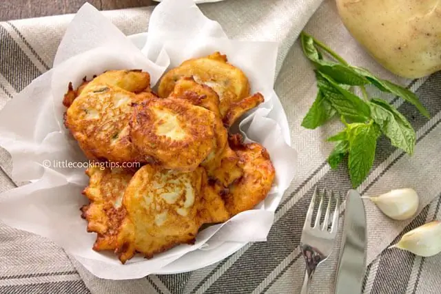 Легкие сырные картофельные оладьи