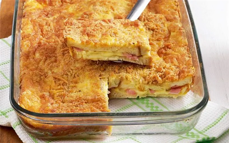 Легкое суфле с гренками