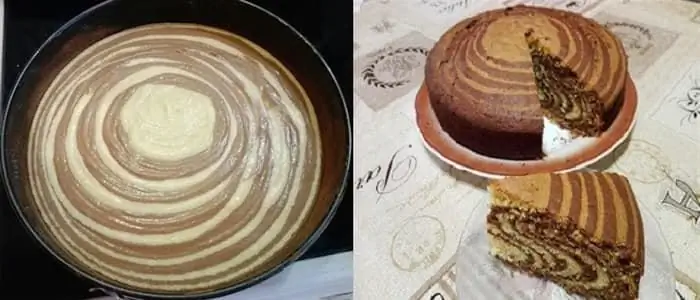 Торт Зебра Впечатляющий и вкусный