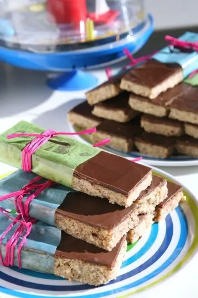 Миндальные вафли с медом & шоколад