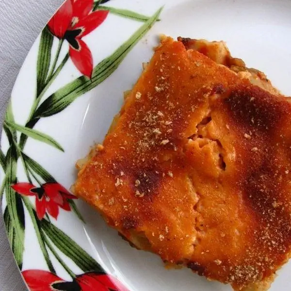 Каннеллони с овощами и красным бешамель