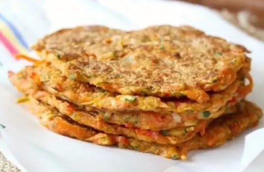 Оладьи из моркови и кабачков
