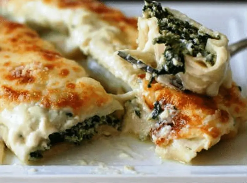 Вкуснейшее суфле с курицей и шпинатом
