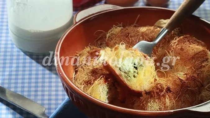 Соленый Кандайфаки с 3 сырами