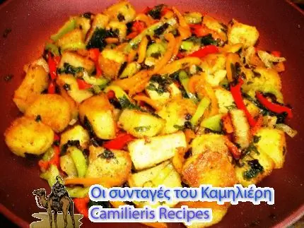 Острый картофельный салат (ливанский)