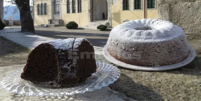 Постный пирог с какао