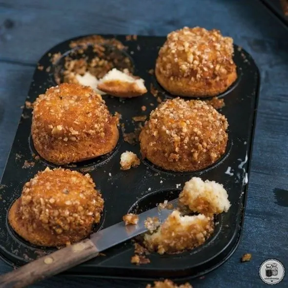 Апельсиновые коржи с медом & грецкие орехи