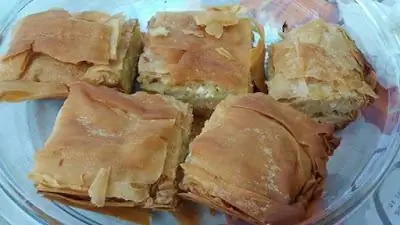 Пирог с макаронами-очень легкий & очень вкусный