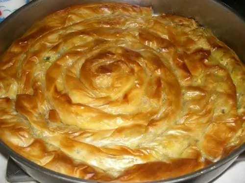 Чихия, пироги с витыми сырами Козаните