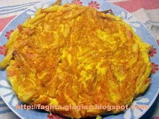 Омлет с картофелем фри и сыром - от "Бабушкина еда"
