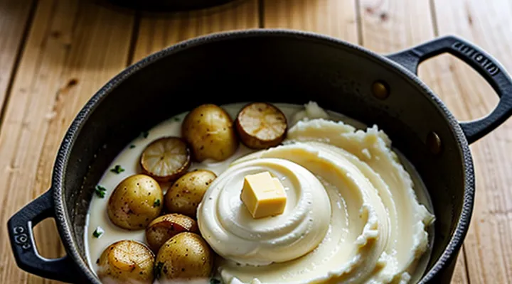 Никогда не добавляйте это в пюре, если не хотите его испортить.