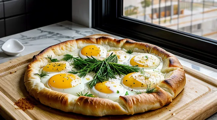 Самый ленивый рецепт хачапури по-аджарски.