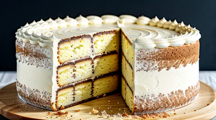 «Умное» пирожное: два слоя из одного теста.