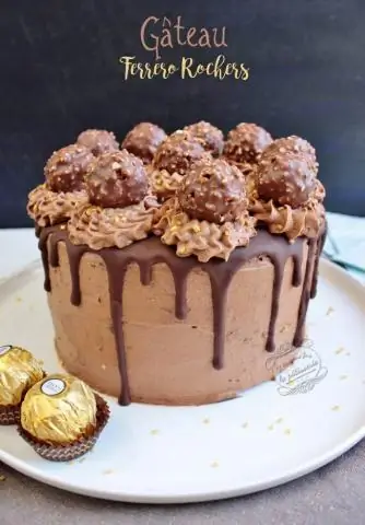 Мраморный торт с Ferrero Rocher