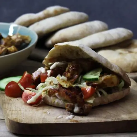 Ливанская куриная шаурма