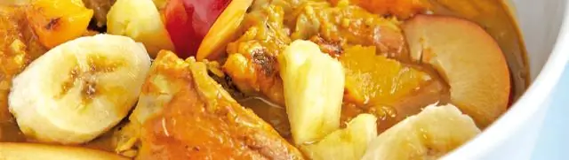 Фруктовый куриный карри