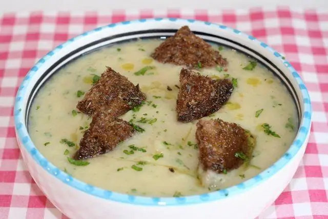 Итальянский суп из спаржи