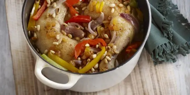 Курица в пшеничном пиве из угольного гриля