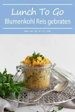 Жареный рис с цветной капустой и стейком