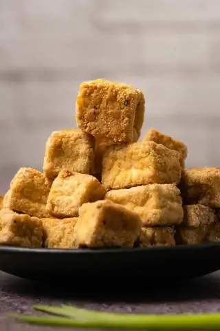 Рецепт запеченного тофу с капустой и шиитаке