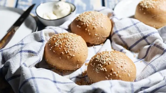 Рецепт булочек с начинкой из цельной пшеницы