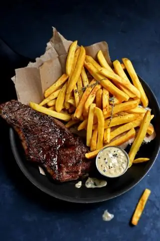 Перечный Стейк в Коньячном Соусе